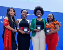 Dr Irene Nandutu and Mbithe Nzomo awarded the L’Oréal-UNESCO For Women in Science Award