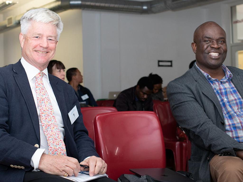 Prof Unwin and Prof Chigona