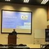 Project leader, Carl Marquard presenting isiXhosa.click at AFRILEX 2024.
